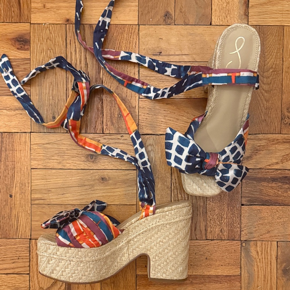 Sam Edelman Multicolor Platform Sandals - image 1